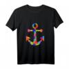 Boot Schiff Anker Puzzle Autismus Symbol T-Shirt – Unterstütze das Autismus-Bewusstsein mit einzigartigem Puzzle-Design