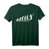 Badminton Evolution Federball T-Shirt – Lustiges Sport Fun Shirt für Kinder, Männer und Frauen als Geschenk zu Weihnachten, Ostern & Geburtstag