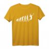 Badminton Evolution Federball T-Shirt – Lustiges Sport Fun Shirt für Kinder, Männer und Frauen als Geschenk zu Weihnachten, Ostern & Geburtstag