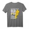 Never Underestimate an Old Man with a Squash Racquet! - Lustiges Sport T-Shirt für Rentner und pensionierte Athleten