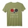 Tischtennisschläger mit Ball - Vintage Retro Table Tennis T-Shirt für Sportler, Champions & Fans, tolles Geschenk für Männer, Frauen & Kinder