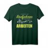 Geboren Zum Radfahren T-Shirt - Lustiges Fahrradfahrer Shirt für Berge, Arbeit & Freizeit, Geschenkidee für Radfahrer und Fahrradfans