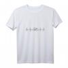 Damen Fahrrad Herzschlag EKG Bike Rennrad Radfahrer Design T-Shirt mit V-Ausschnitt – Perfektes Geschenk für Radfahrer, Triathlon & Radtouren