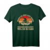 Lustiges Retro Fahrrad Radfahrer T-Shirt mit Spruch 'Warum Ich Ohne Akku Fahre' – Perfekt für Radfahrer aller Art