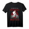 Radfahrer Fahrrad T-Shirt mit Spruch 'Gegenwind formt den Charakter' – Witziges Geschenk für Radsportler & Rennradfahrer