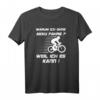HapMonkey Radfahrer T-Shirt - Anti E-Bike Motiv für MTB, Rennrad & Downhill Fahrer, Perfektes Geschenk für Fahrradliebhaber