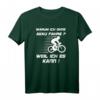 HapMonkey Radfahrer T-Shirt - Anti E-Bike Motiv für MTB, Rennrad & Downhill Fahrer, Perfektes Geschenk für Fahrradliebhaber