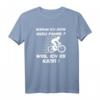 HapMonkey Radfahrer T-Shirt - Anti E-Bike Motiv für MTB, Rennrad & Downhill Fahrer, Perfektes Geschenk für Fahrradliebhaber