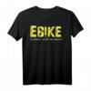 lächeln statt hecheln T-Shirt für eMTB & Radfahrer – Lustiges Geschenk für Fahrradliebhaber, E-Bike & Pedelec Fans