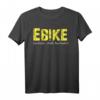 lächeln statt hecheln T-Shirt für eMTB & Radfahrer – Lustiges Geschenk für Fahrradliebhaber, E-Bike & Pedelec Fans