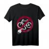 Anti Ebike T-Shirt für Radfahrer - Lustiges Fahrrad T-Shirt für Mountainbiker & echte Radfahrer ohne Motoren