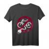 Anti Ebike T-Shirt für Radfahrer - Lustiges Fahrrad T-Shirt für Mountainbiker & echte Radfahrer ohne Motoren