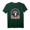 Gravel Biker Rennrad Kies Teufel Radfahrer T-Shirt – Vintage Sonnenuntergang Motiv für Radfahrer, MTB und Bike-Abenteuer in den Bergen
