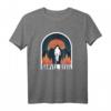 Gravel Biker Rennrad Kies Teufel Radfahrer T-Shirt – Vintage Sonnenuntergang Motiv für Radfahrer, MTB und Bike-Abenteuer in den Bergen