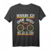 HapMonkey Radfahrer T-Shirt – Anti E-Bike Motiv für MTB, Rennrad & BMX Fans, Perfektes Geschenk für Radfahrer ohne Akku