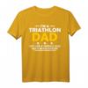 Herren Triathlon Dad Vater Triathletin Schwimmen Rennen Radfahren T-Shirt - Lustiges Geschenk für Triathleten, Sportfans & Geburtstage