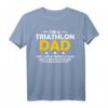 Herren Triathlon Dad Vater Triathletin Schwimmen Rennen Radfahren T-Shirt - Lustiges Geschenk für Triathleten, Sportfans & Geburtstage