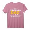 Herren Triathlon Dad Vater Triathletin Schwimmen Rennen Radfahren T-Shirt - Lustiges Geschenk für Triathleten, Sportfans & Geburtstage