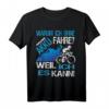 HapMonkey Radfahrer T-Shirt – Anti E-Bike Motiv für MTB, Rennrad & BMX Fans, perfekt als Geschenk für echte Biker
