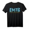 lächeln statt hecheln T-Shirt für eMTB & Radfahrer – Lustige Geschenkidee für Fahrradliebhaber, Mountainbike, Downhill & E-Bike Fans zu Geburtstag & Ostern