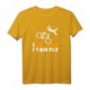 I believe I can fly Fahrrad Humor Radfahrer T-Shirt – Lustiges Geburtstags- & Partygeschenk für Radfahrer