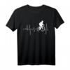 Fahrrad Herzschlag T-Shirt – Lustiges Geschenk für Radfahrer, Biker & Fahrradliebhaber zu Geburtstag & Weihnachten
