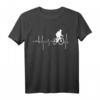 Fahrrad Herzschlag T-Shirt – Lustiges Geschenk für Radfahrer, Biker & Fahrradliebhaber zu Geburtstag & Weihnachten