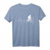 Fahrrad Herzschlag T-Shirt – Lustiges Geschenk für Radfahrer, Biker & Fahrradliebhaber zu Geburtstag & Weihnachten