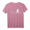 Fahrrad Herzschlag T-Shirt – Lustiges Geschenk für Radfahrer, Biker & Fahrradliebhaber zu Geburtstag & Weihnachten