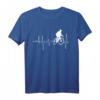 Fahrrad Herzschlag T-Shirt – Lustiges Geschenk für Radfahrer, Biker & Fahrradliebhaber zu Geburtstag & Weihnachten