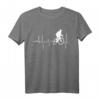 Fahrrad Herzschlag T-Shirt – Lustiges Geschenk für Radfahrer, Biker & Fahrradliebhaber zu Geburtstag & Weihnachten
