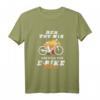 E-Bike Fahrrad T-Shirt mit Spruch - Lustiges Radfahrer Outfit für E-Bike & Mountainbike Fans, perfekte Geschenkidee für Radfahrer