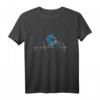 BMX Fahrrad Stunt Heartbeat T-Shirt – Retro Vintage BMX Design für Fans und Radfahrer, Perfekt als Geschenk zu Weihnachten oder Geburtstag