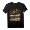 Gegenwind formt den Charakter! Radfahrer T-Shirt – Perfektes Geschenk für Fahrradfans zu Geburtstag & Weihnachten