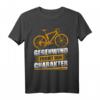 Gegenwind formt den Charakter! Radfahrer T-Shirt – Perfektes Geschenk für Fahrradfans zu Geburtstag & Weihnachten