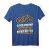 Gegenwind formt den Charakter! Radfahrer T-Shirt – Perfektes Geschenk für Fahrradfans zu Geburtstag & Weihnachten