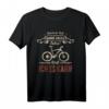 Warum ich ohne Akku fahre - Mountainbike Fahrrad Radfahrer T-Shirt für Radfahrer & Radsportfans, Geschenkidee für Mountainbiker & BMX-Fahrer
