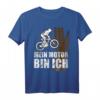 Biken - Mein Motor bin ich - Lustiges Radfahrer T-Shirt ohne E-Bike, perfektes Geschenk für Radfahrer, Mountainbiker und Rennradfans