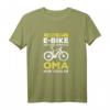 Radfahrer Oma Mit E-Bike T-Shirt – Cooler Fahrrad-Motiv für Radliebhaberinnen zu Weihnachten, Geburtstag & Vatertag