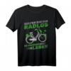Selten bin ich Radlos in meinem Leben Fahrrad Radfahrer T-Shirt – Perfekt für Radfahrer und Mountainbiker, lustiges Fahrradmotiv