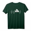 Radsport Rennrad Heartbeat Herzschlag Radfahrer T-Shirt – Das perfekte Geschenk für Fahrradfans, Radrennfahrer & Trendsetter