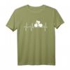 Radsport Rennrad Heartbeat Herzschlag Radfahrer T-Shirt – Das perfekte Geschenk für Fahrradfans, Radrennfahrer & Trendsetter