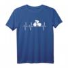 Radsport Rennrad Heartbeat Herzschlag Radfahrer T-Shirt – Das perfekte Geschenk für Fahrradfans, Radrennfahrer & Trendsetter