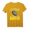 NUR DIE HARTEN GEHEN ZUM DARTEN - Lustiges Dart Spruch Damen & Herren T-Shirt als Geschenk für Dartspieler und Turnierteilnehmer