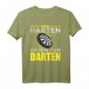 NUR DIE HARTEN GEHEN ZUM DARTEN - Lustiges Dart Spruch Damen & Herren T-Shirt als Geschenk für Dartspieler und Turnierteilnehmer