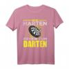 NUR DIE HARTEN GEHEN ZUM DARTEN - Lustiges Dart Spruch Damen & Herren T-Shirt als Geschenk für Dartspieler und Turnierteilnehmer