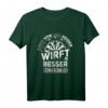 Einer Von Uns Beiden Wirft Besser Als Du - Lustiges Dart T-Shirt für Hobby Dartspieler und Dartfans als Geschenk