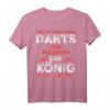 Lustiges Dart T-Shirt mit Spruch 'reicht mir meine Darts ihr Narren, der König hat Laune' – Perfektes Geschenk für Dartspieler und Dartliebhaber zum Geburtstag & Vatertag