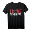 I Love Teneriffa Herz Urlaub Reise Kanaren T-Shirt – Perfektes Souvenir für Teneriffa-Liebhaber