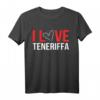 I Love Teneriffa Herz Urlaub Reise Kanaren T-Shirt – Perfektes Souvenir für Teneriffa-Liebhaber